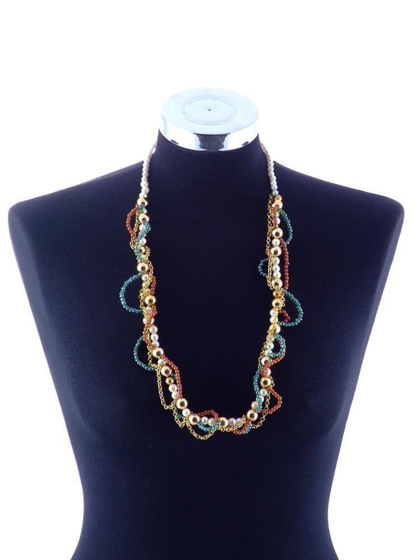 Colier margele sticla  Liza Panait Liza Panait Online Boutique